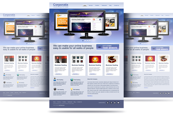 Clean Corporate Website Template