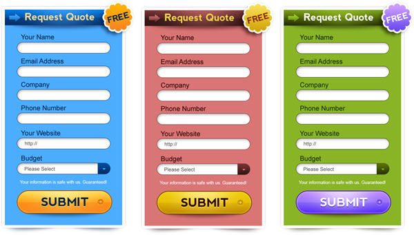 request a quote. Download Request Quote Form PSD