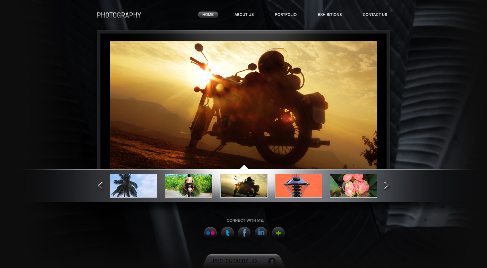 Great Web Gallery Template PSD