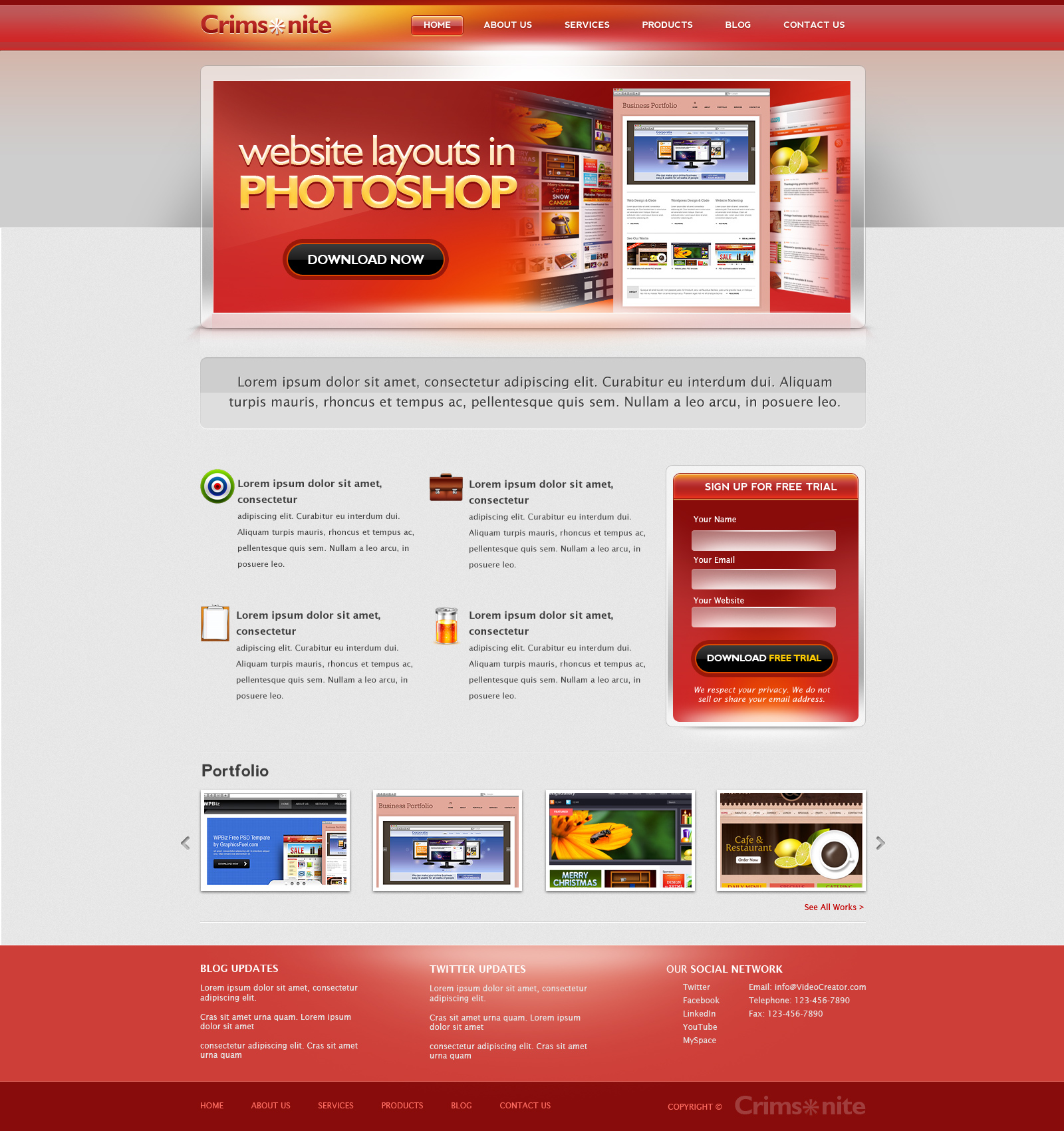 Designing Web Template