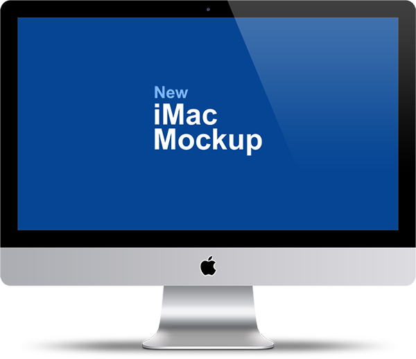 Apple iMac 27" Mockup PSD Template - GraphicsFuel