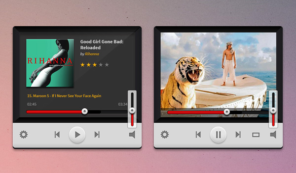 Scena - [Resource]Music And Video Players PSD - RaGEZONE Forums