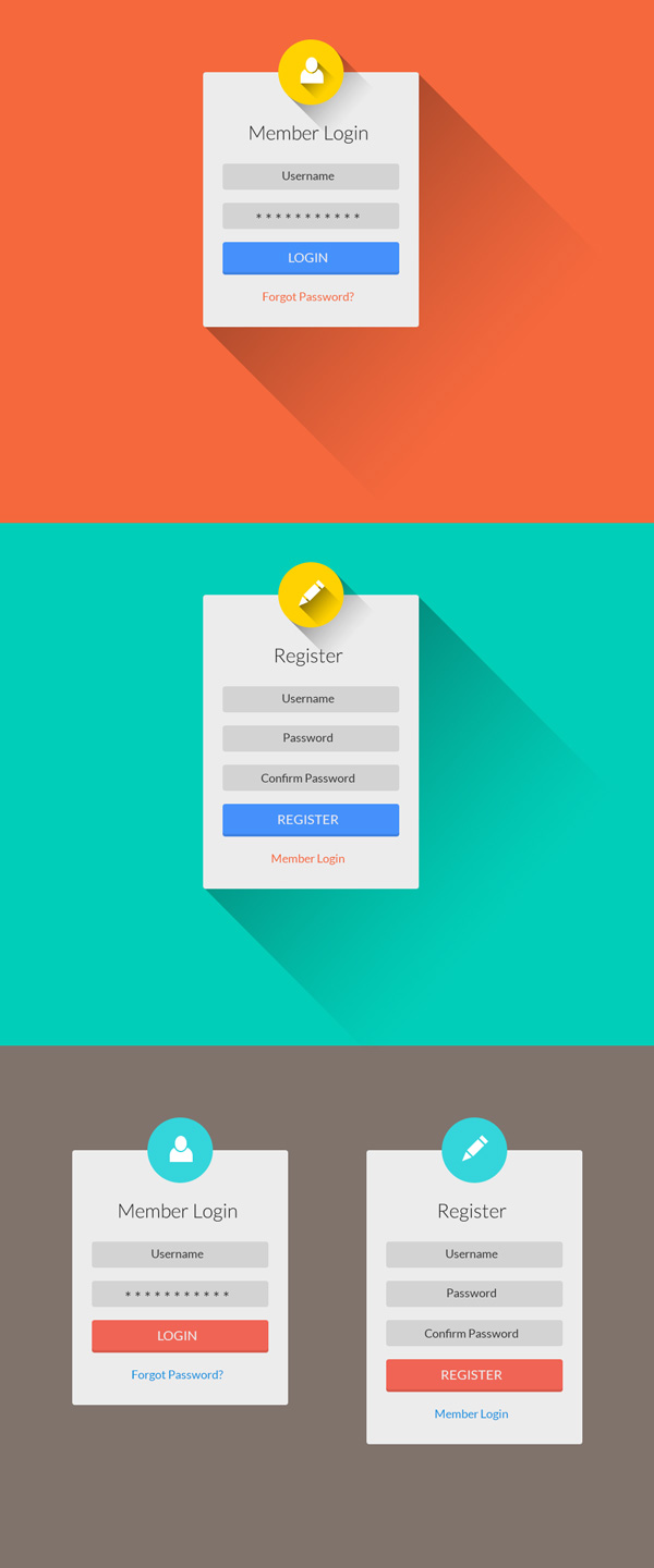 flat-login-register-ui