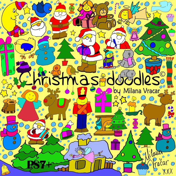 Christmas-doodles