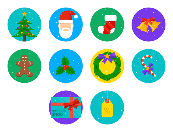 christmas-round-icons