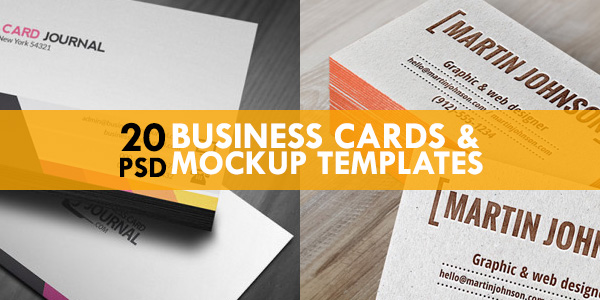 free-business-card-mockup-templates