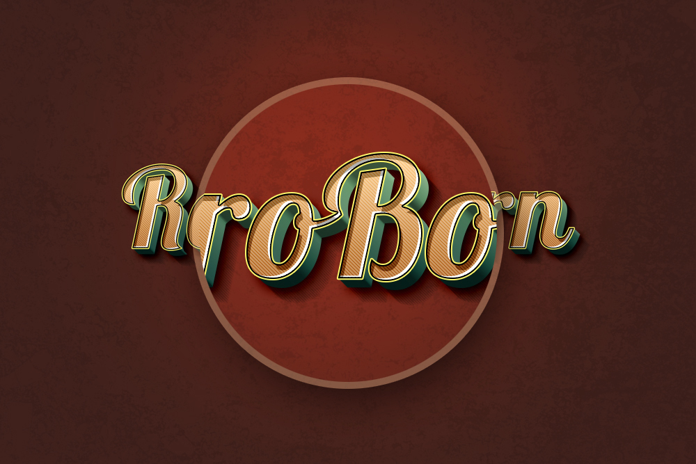 Retro Text Effect 1