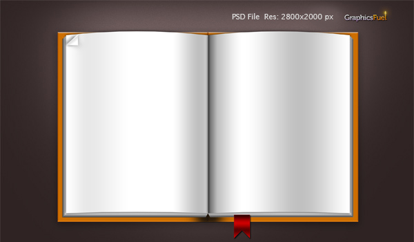 blank book template