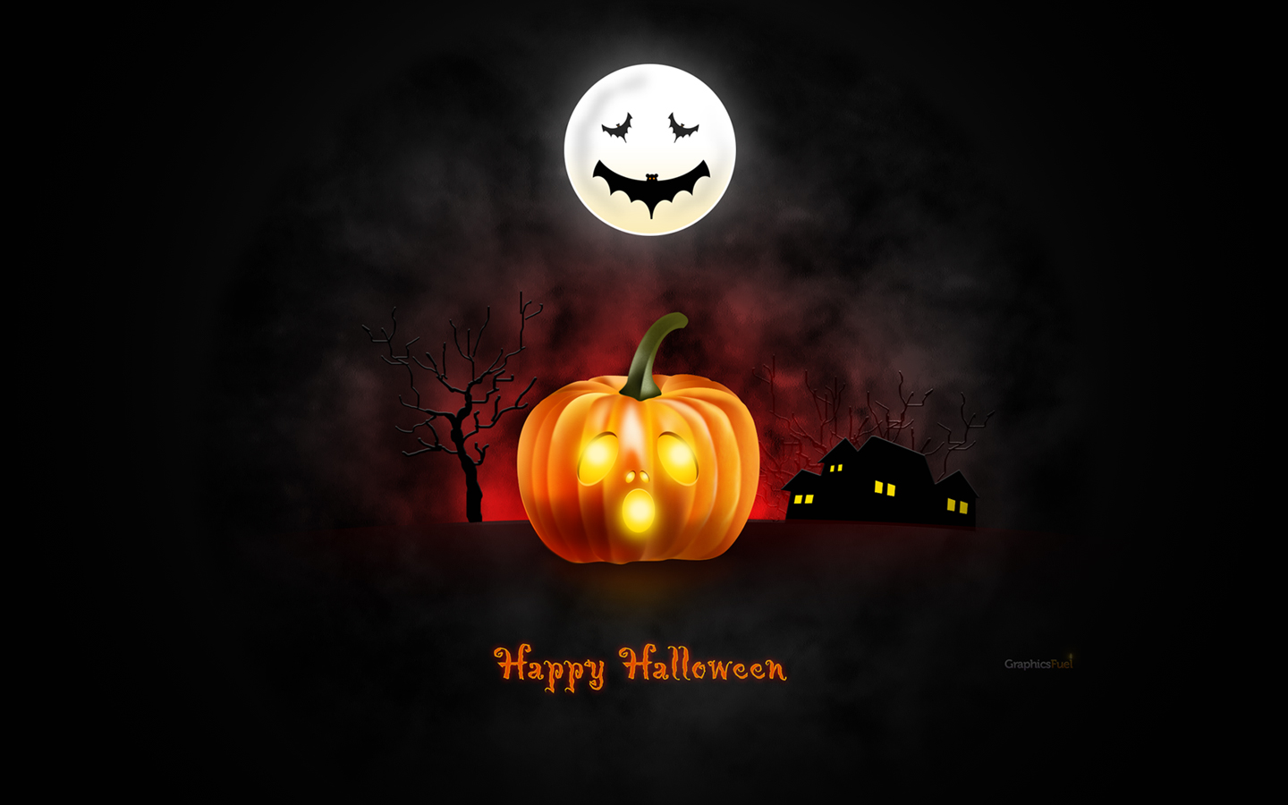 Halloween wallpaper for desktop, iPad & iPhone (PSD & icons included) -  Graphicsfuel