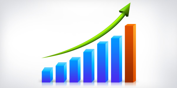 Business growth graph (PSD) - Graphicsfuel