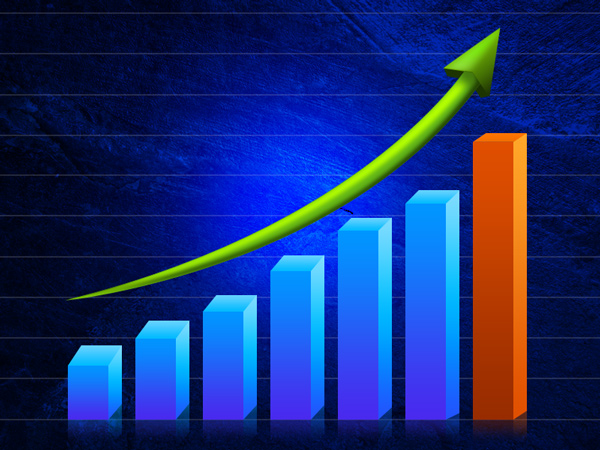 Business growth graph (PSD) - GraphicsFuel