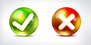 Yes, no icons (PSD) - GraphicsFuel