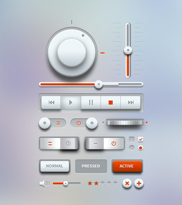 music-ui-elements-light-preview