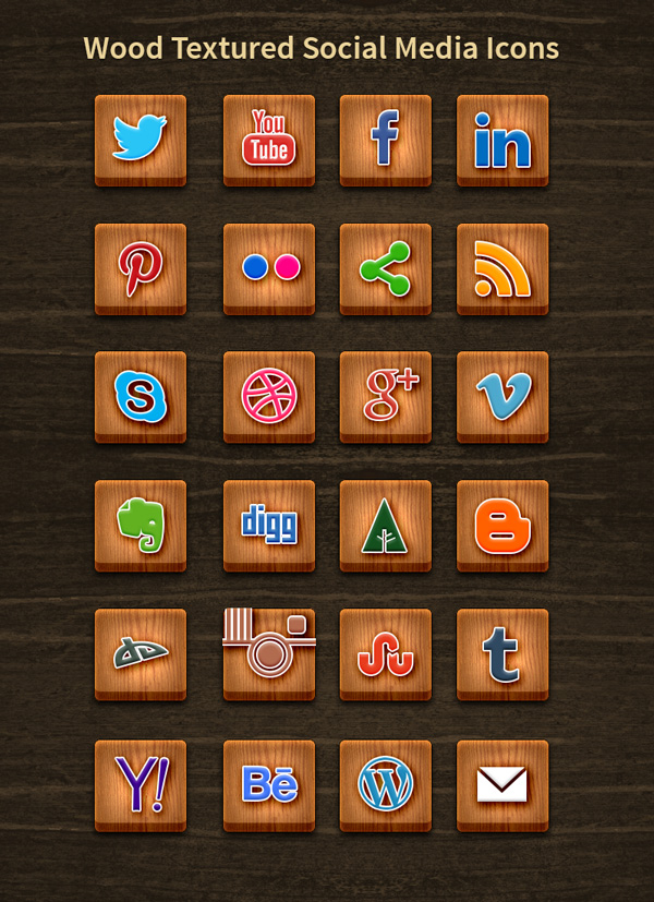 social-media-icons-wooden