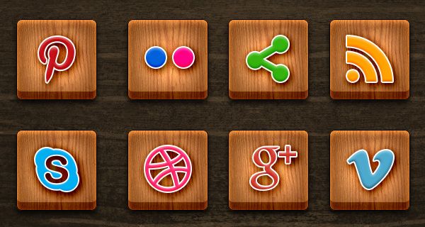 wood-social-media-icons