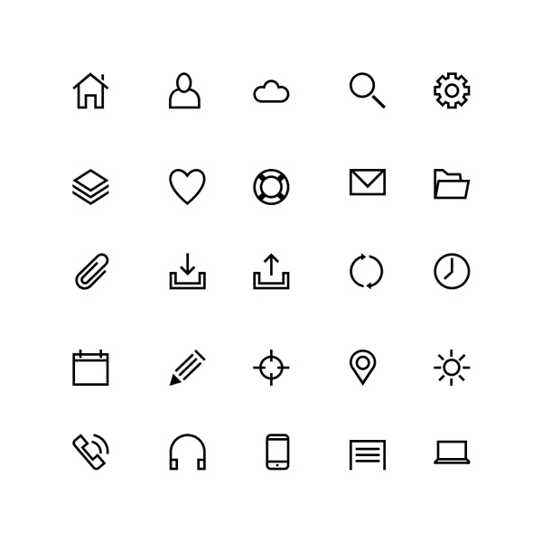 25-line-icons-preview