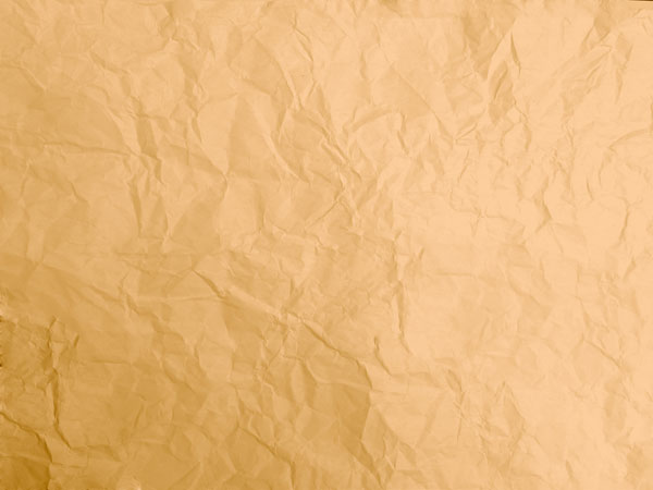 Brown crumpled paper texture