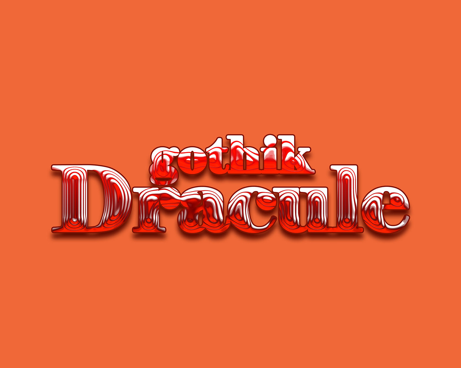 Gothik Dracule Text Effect