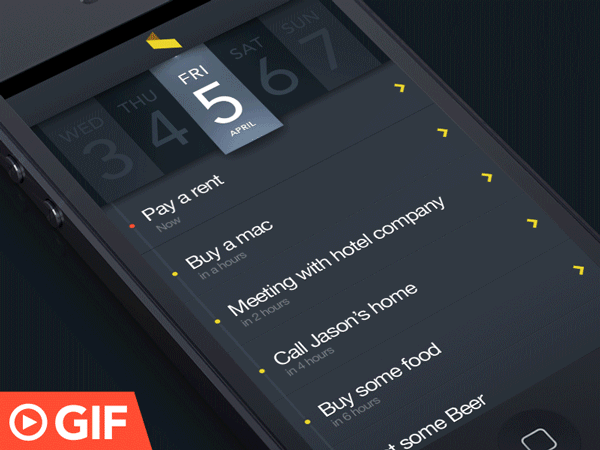 20+ Mobile App Concepts With GIF-Animated Previews - Graphicsfuel