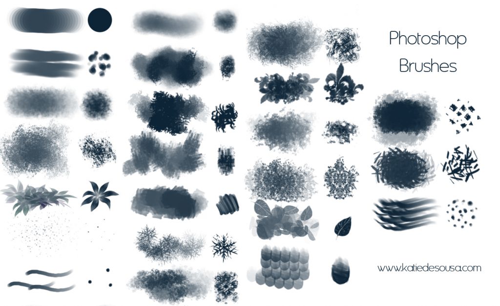 15 Free Photoshop Drawing & Painting Brush Sets - Graphicsfuel