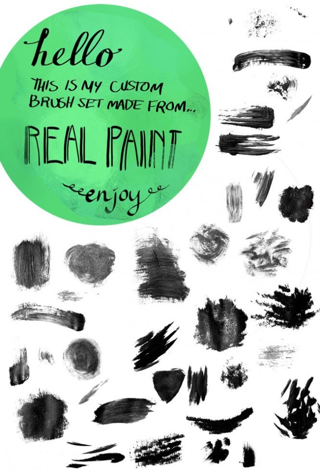 15 Free Drawing & Painting Brush Sets Graphicsfuel