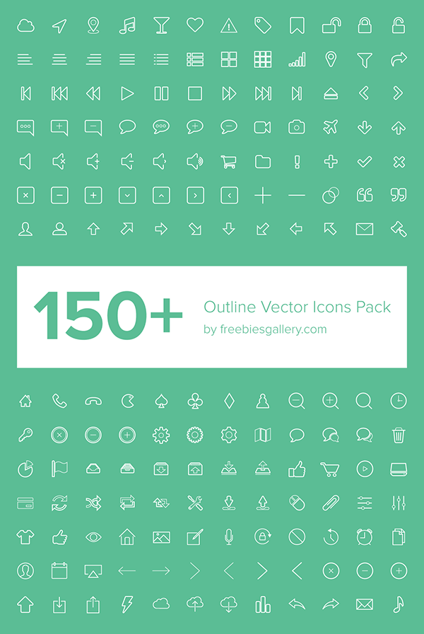 Outline-Vector-Icons-Pack