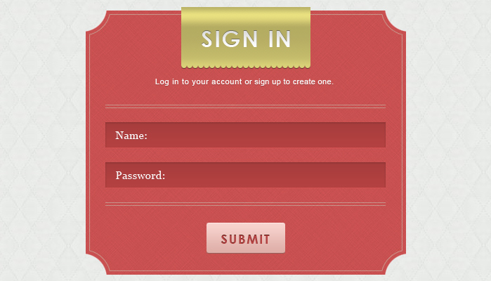 classic-login-form-preview