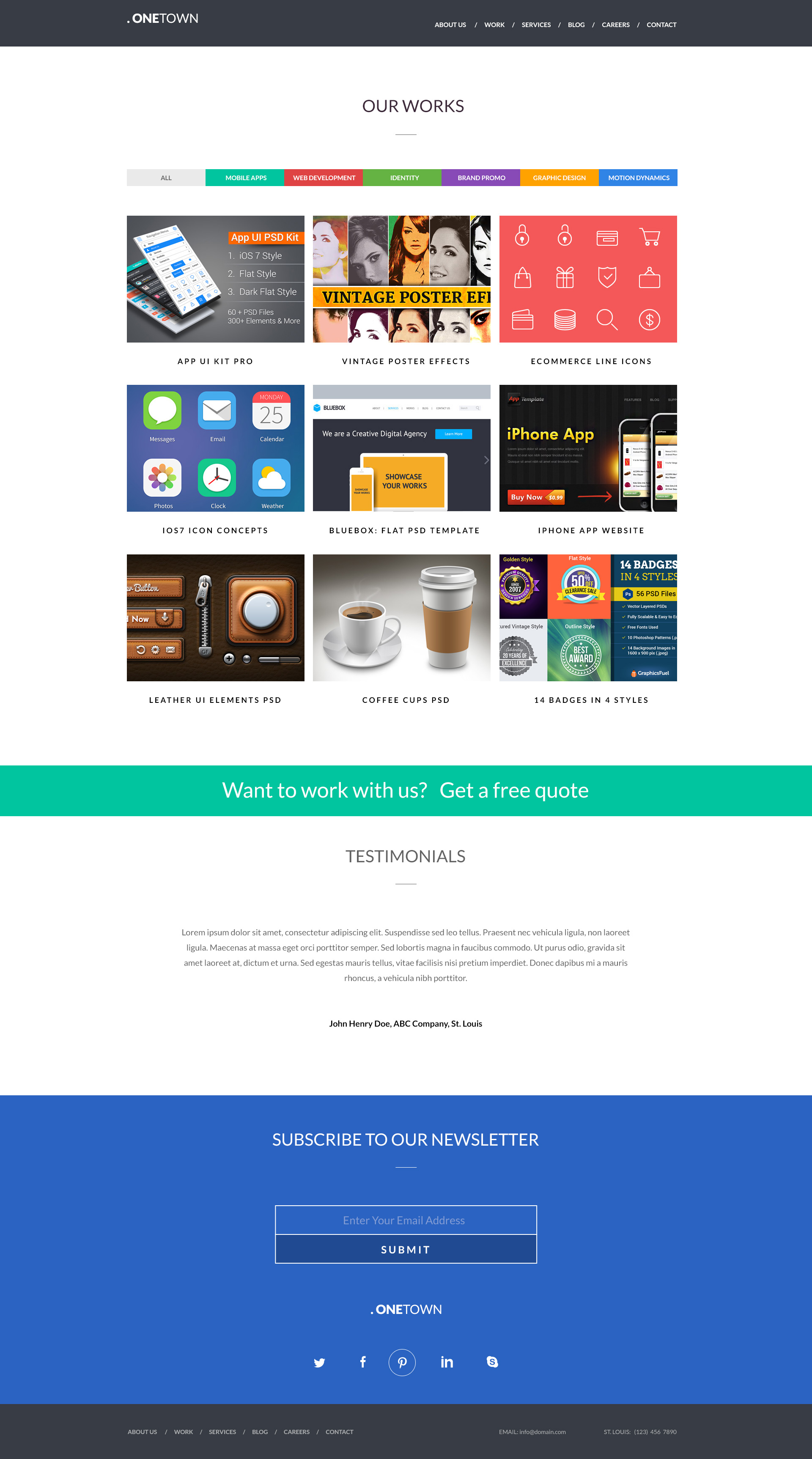 Download Free Responsive Website Psd Templates Graphicsfuel PSD Mockup Templates