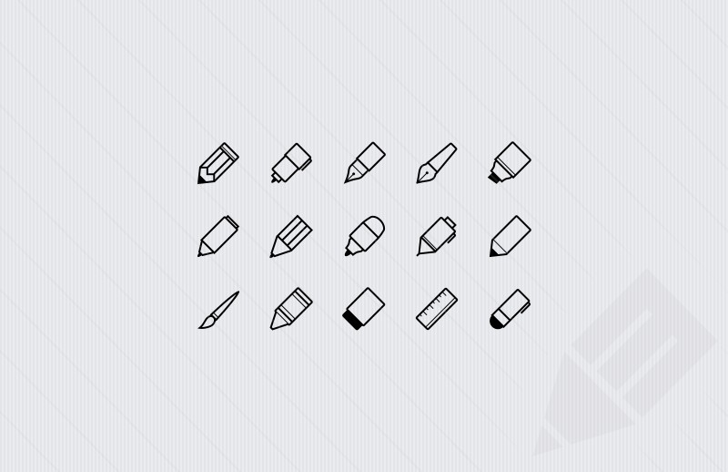 Writing-Implements-icons