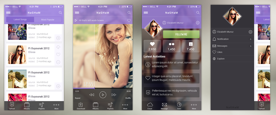 nagham-music-ios-app-psd