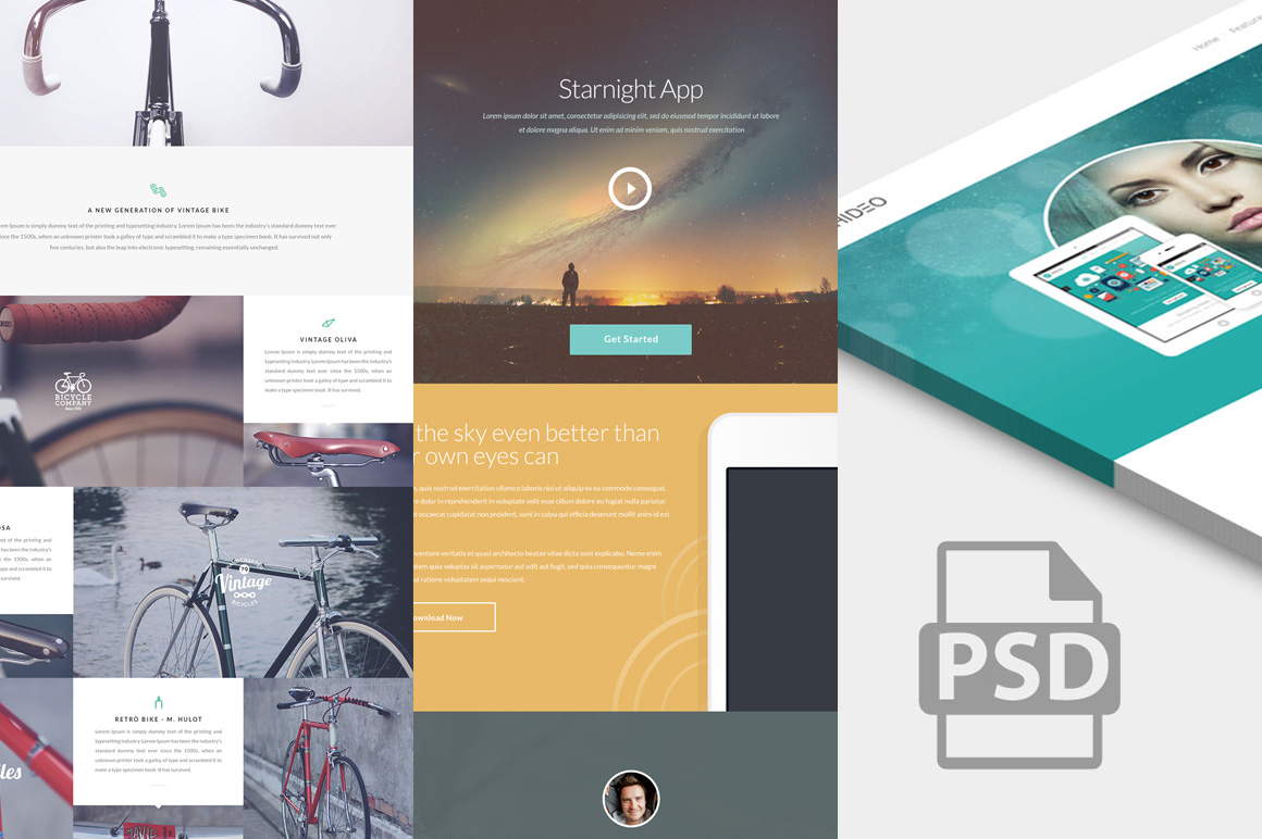 free-website-psd-templates-featured