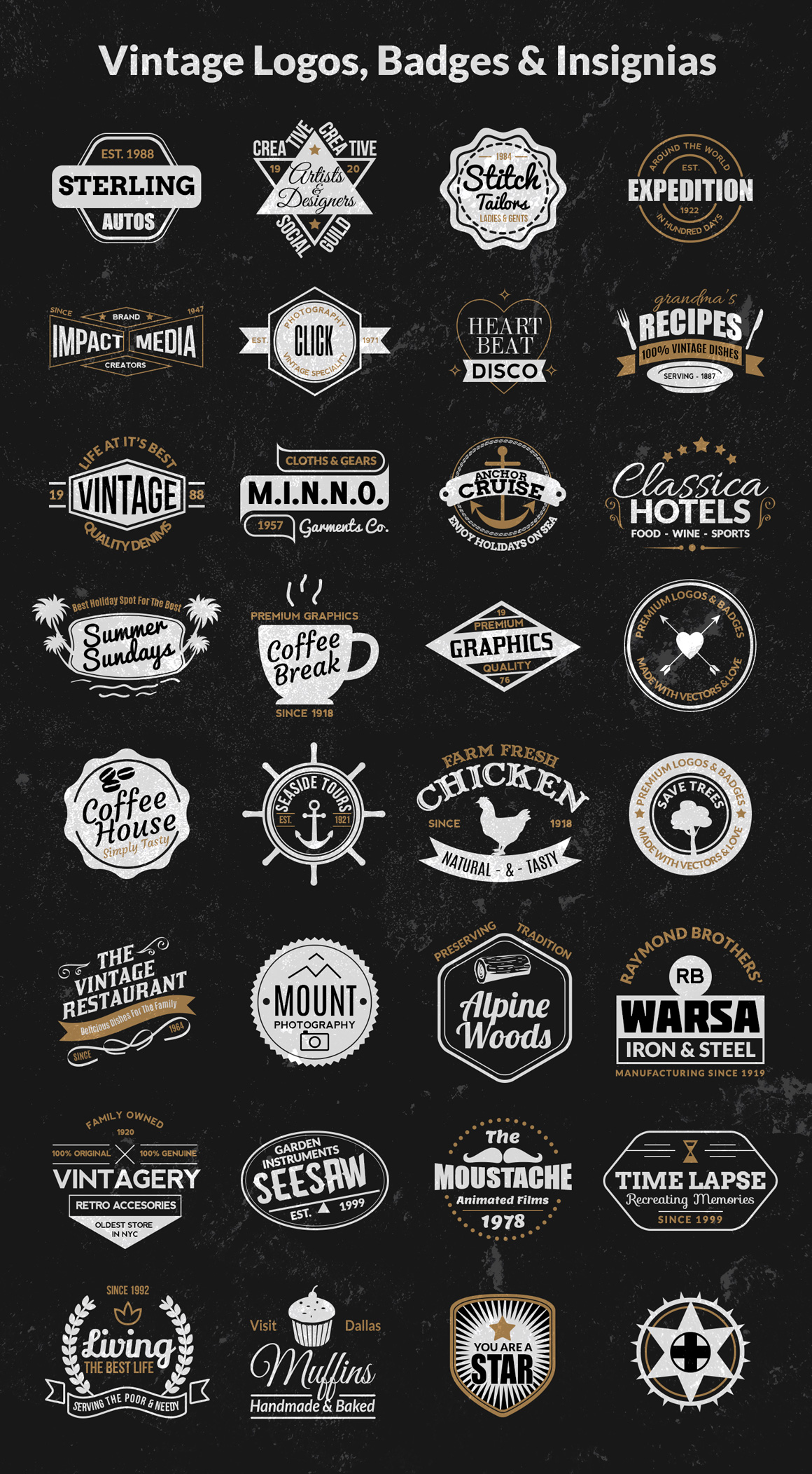 badges and logos vol 01 download