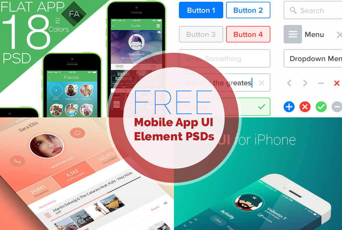 Free Mobile App Ui Psd Files Graphicsfuel