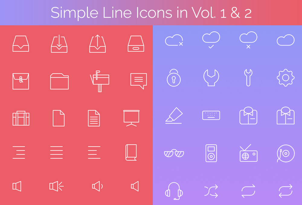 200_free_Simple_line_icons_featured