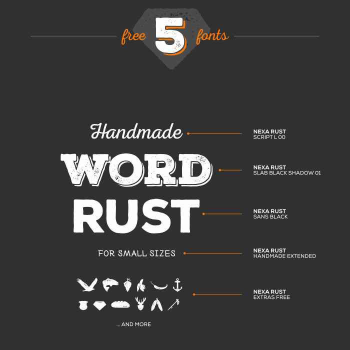 Free Nexa Rust Font 1