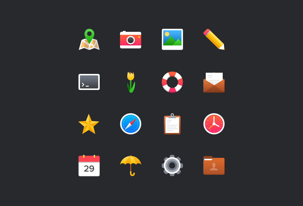 Free Colorful Icons