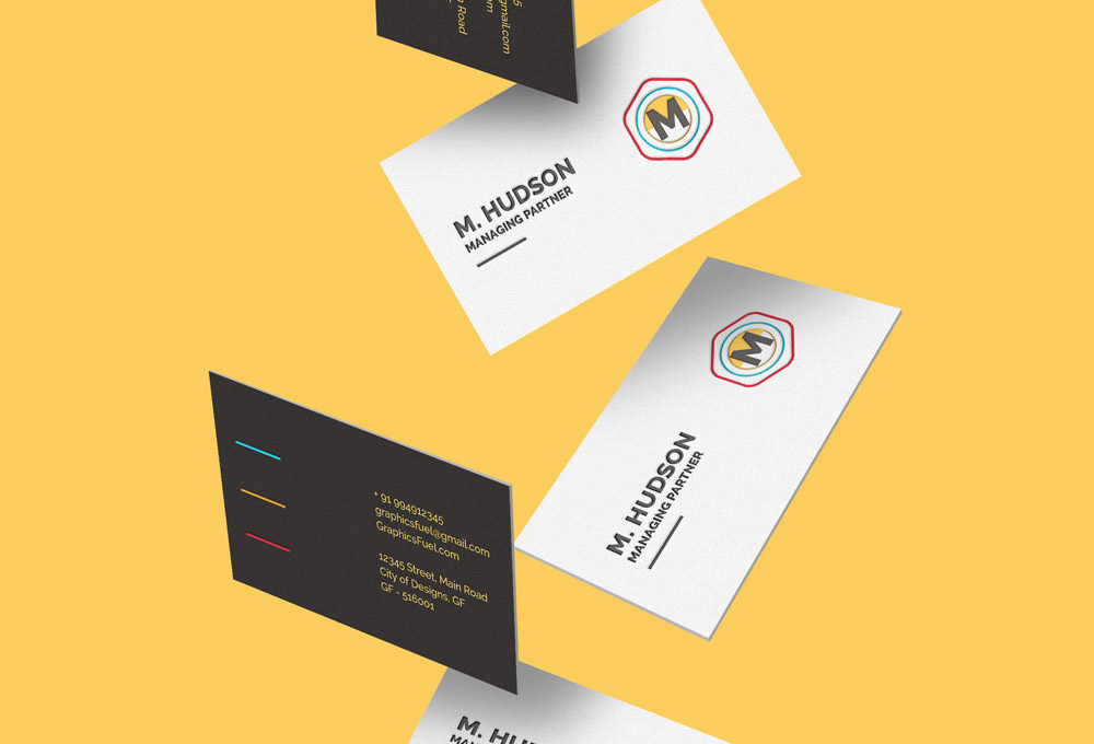 Download Free Falling Business Cards Mockup Graphicsfuel PSD Mockup Templates