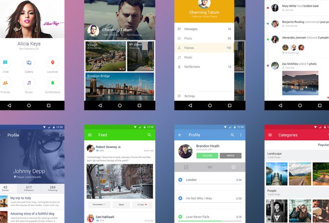 Free Android UI Kit - GraphicsFuel