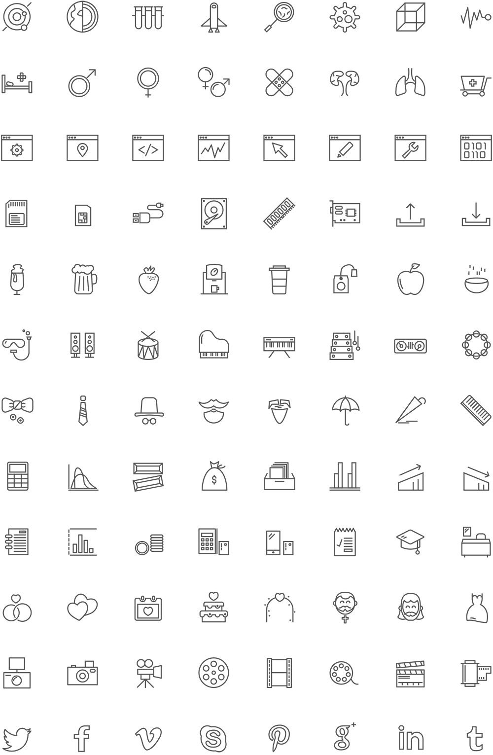 free-outline-icons