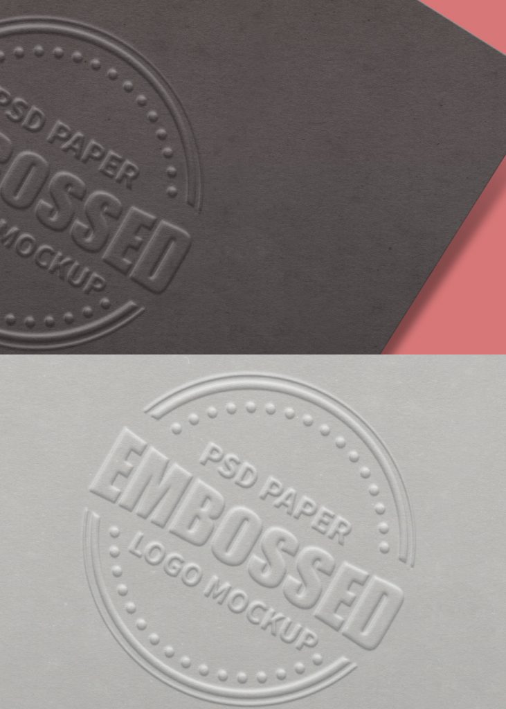 Download Embossed Paper Logo Mockup PSD - GraphicsFuel