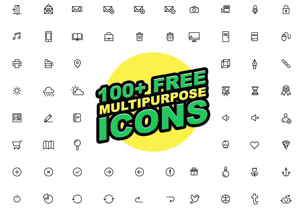 100-free-multipurpose-icons
