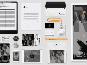 Download Event Branding Identity Mockup PSD - GraphicsFuel