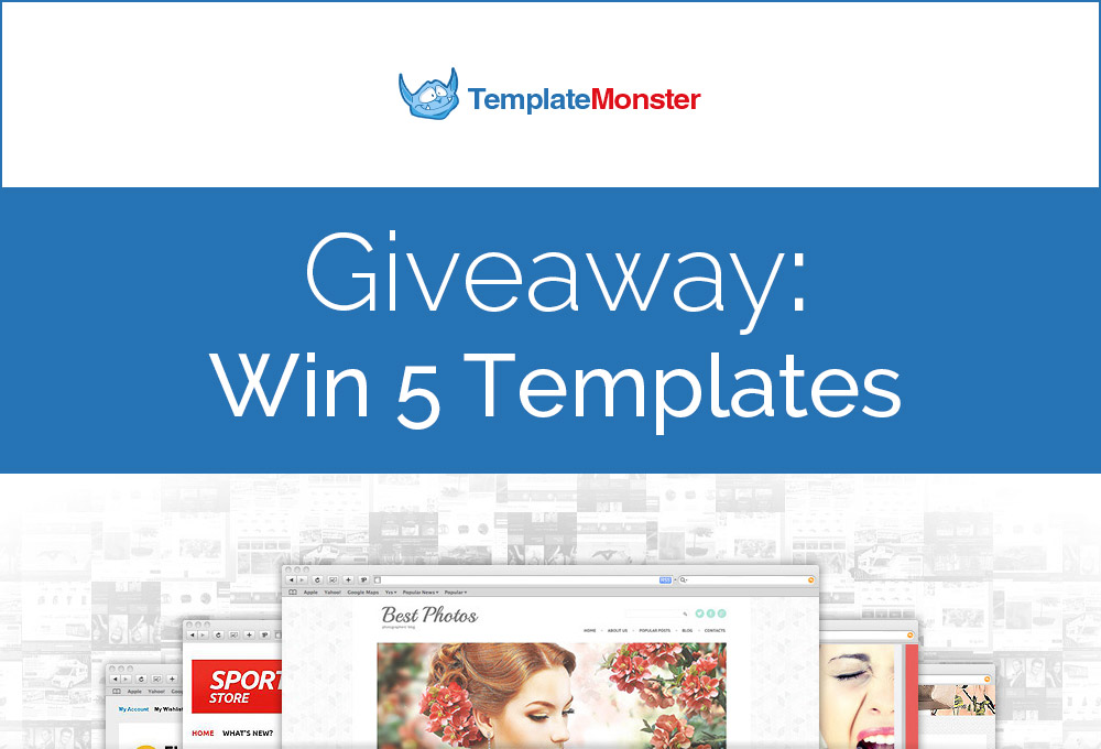 Giveaway Win 5 Templates From TemplateMonster Graphicsfuel