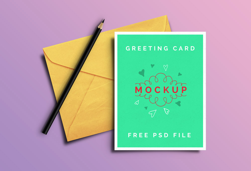  Greeting  Card  PSD  Mockups GraphicsFuel