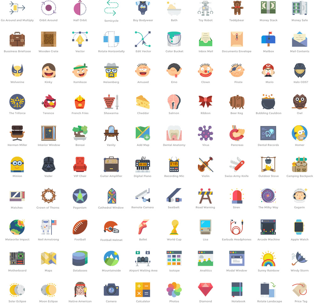 Free Flat Icons