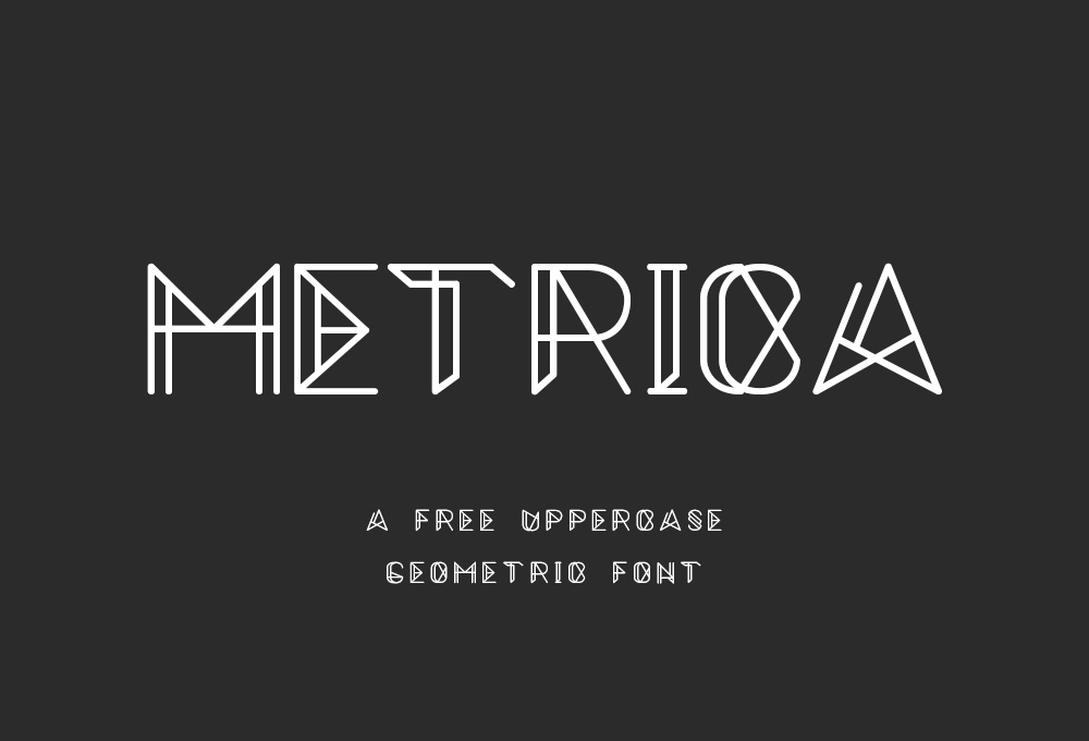 free-metrica-font