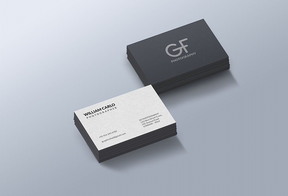 Download Free Business Card Mockup PSD - GraphicsFuel