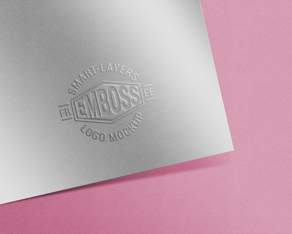 Download Embossed Paper Logo Mockup PSD - GraphicsFuel