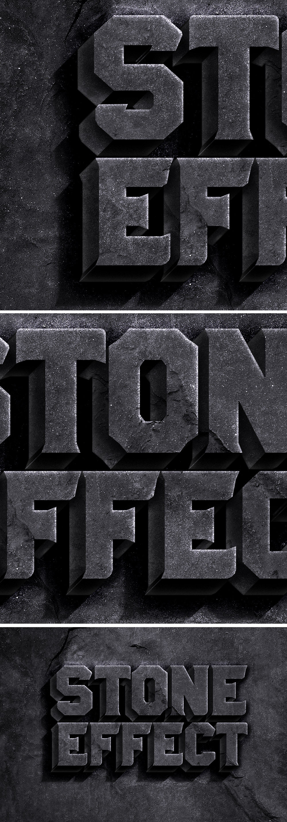 Rock Text Effect PSD