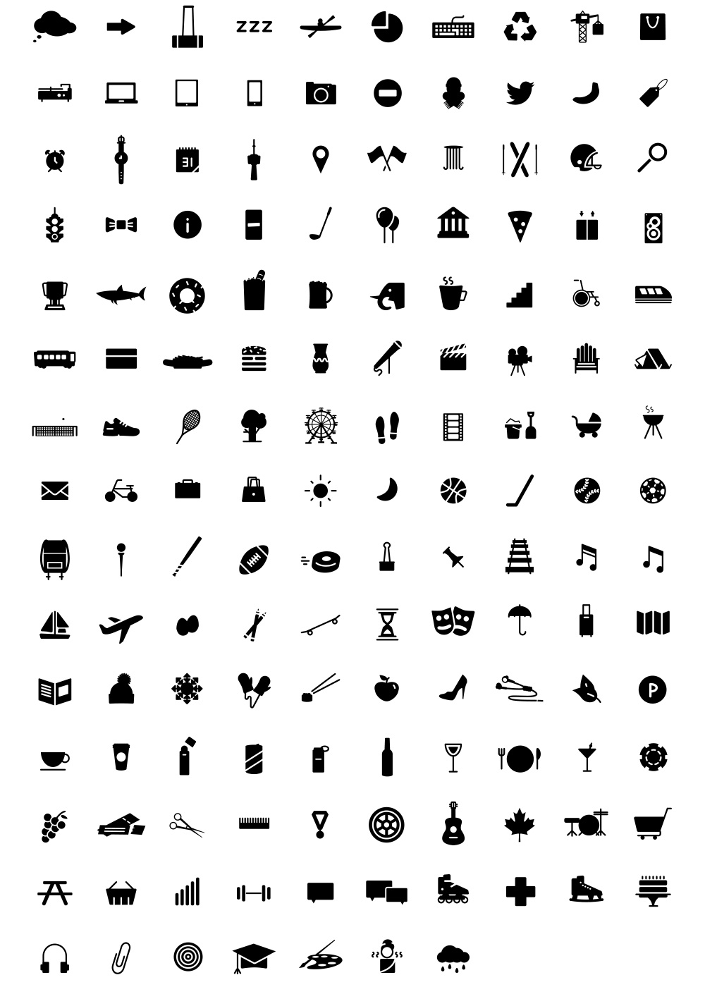 140 Free Icons